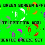 無料グリーンスクリーン素材アニメーションTELOPICTION・優しく消える気流